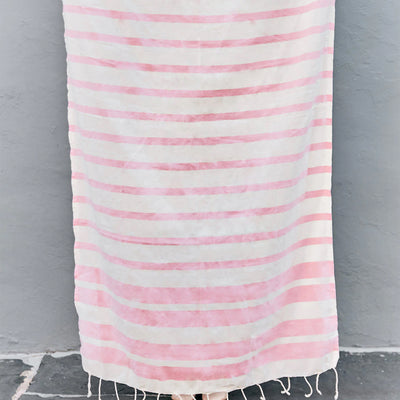 Flamingo Pink Charleston Beach Towel