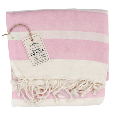 Flamingo Pink Charleston Beach Towel