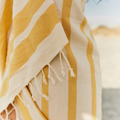 Golden Pineapple Charleston Beach Towel