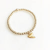 Gold Filled Beads Shark Tooth Bracelet