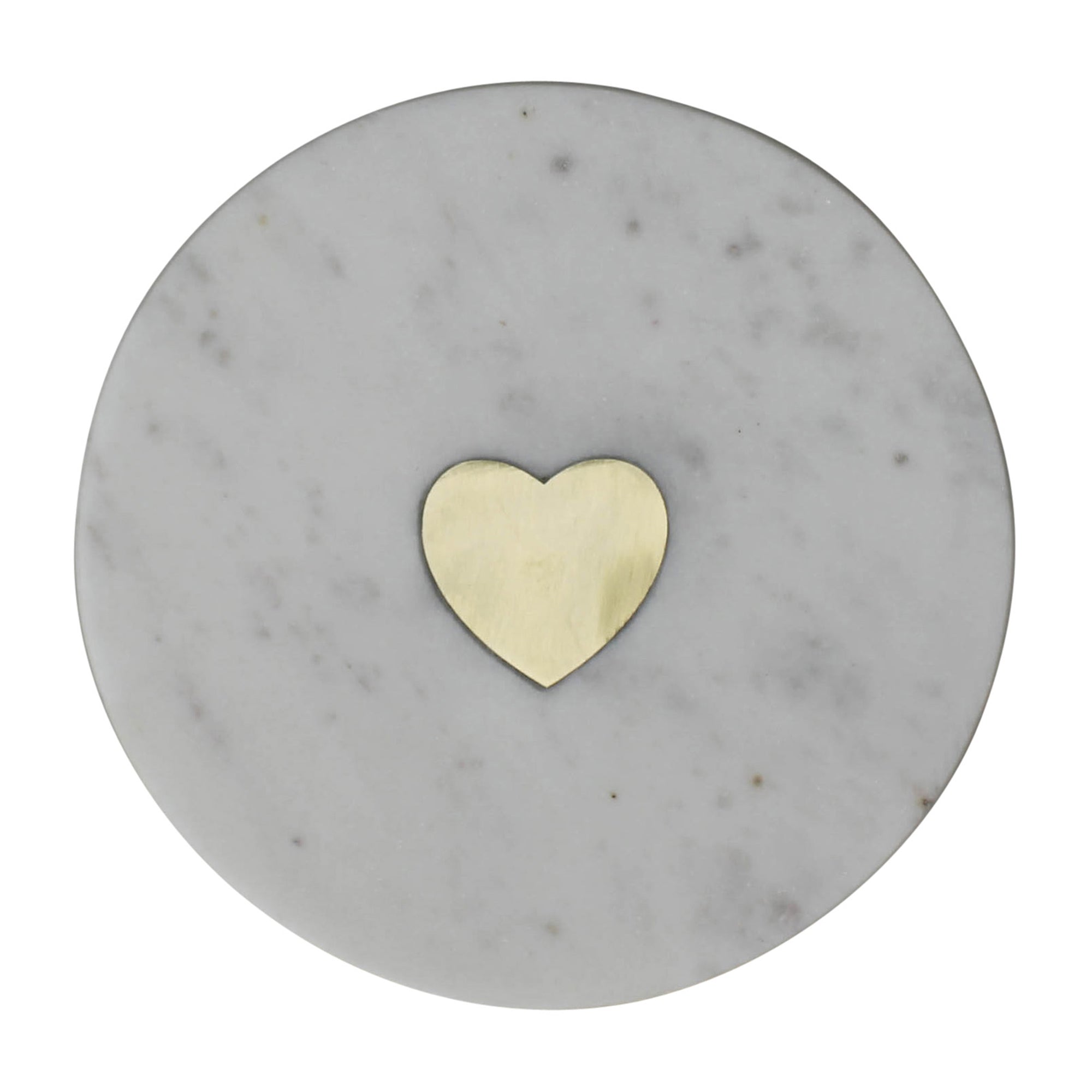 Inlaid Heart Marble Dish