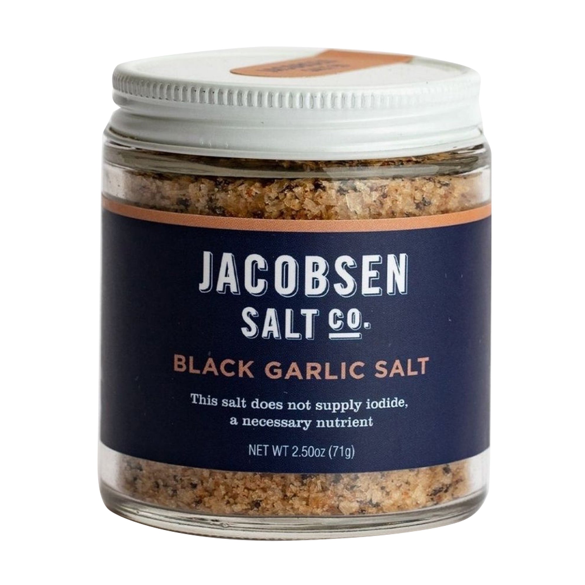 Black Garlic Salt Jar