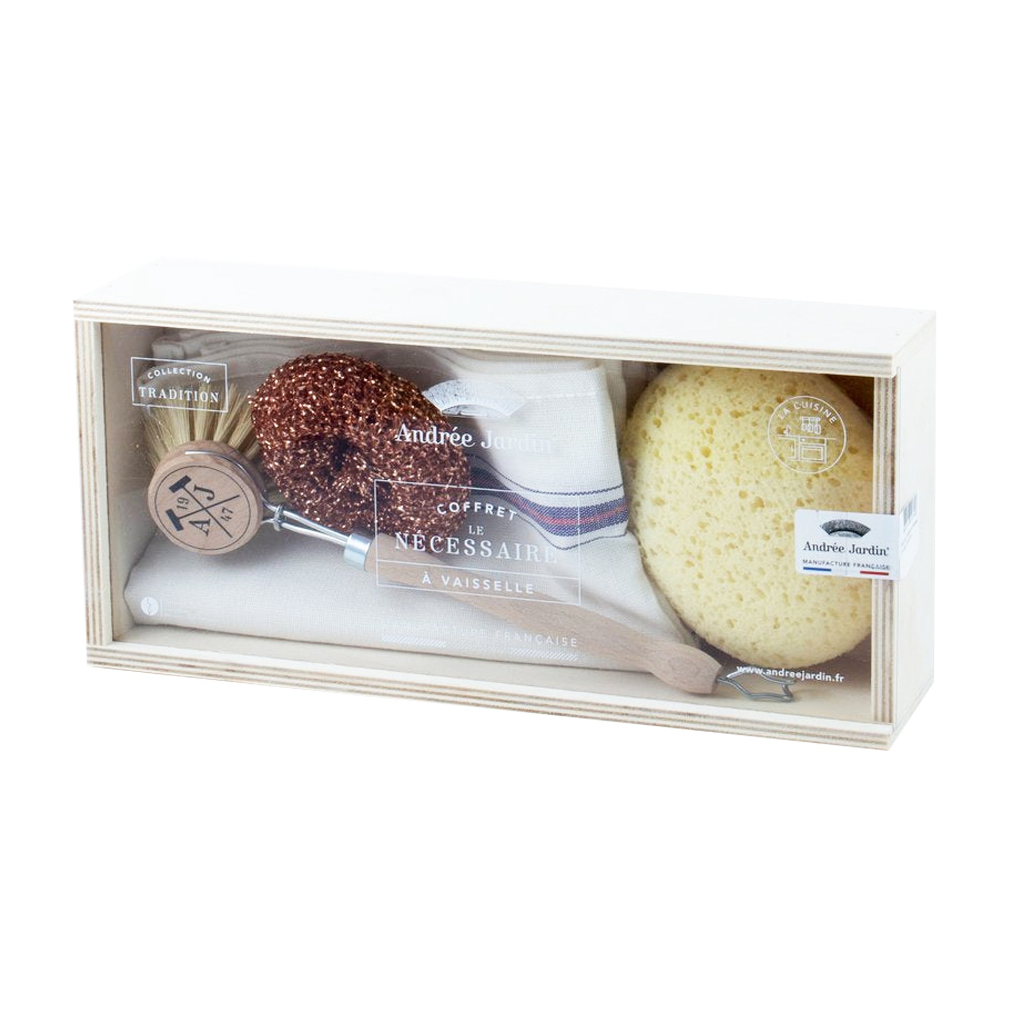 Dishes Kit in Wooden Box