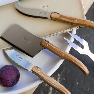 Mini Olive Wood Charcuterie Knife Cutter