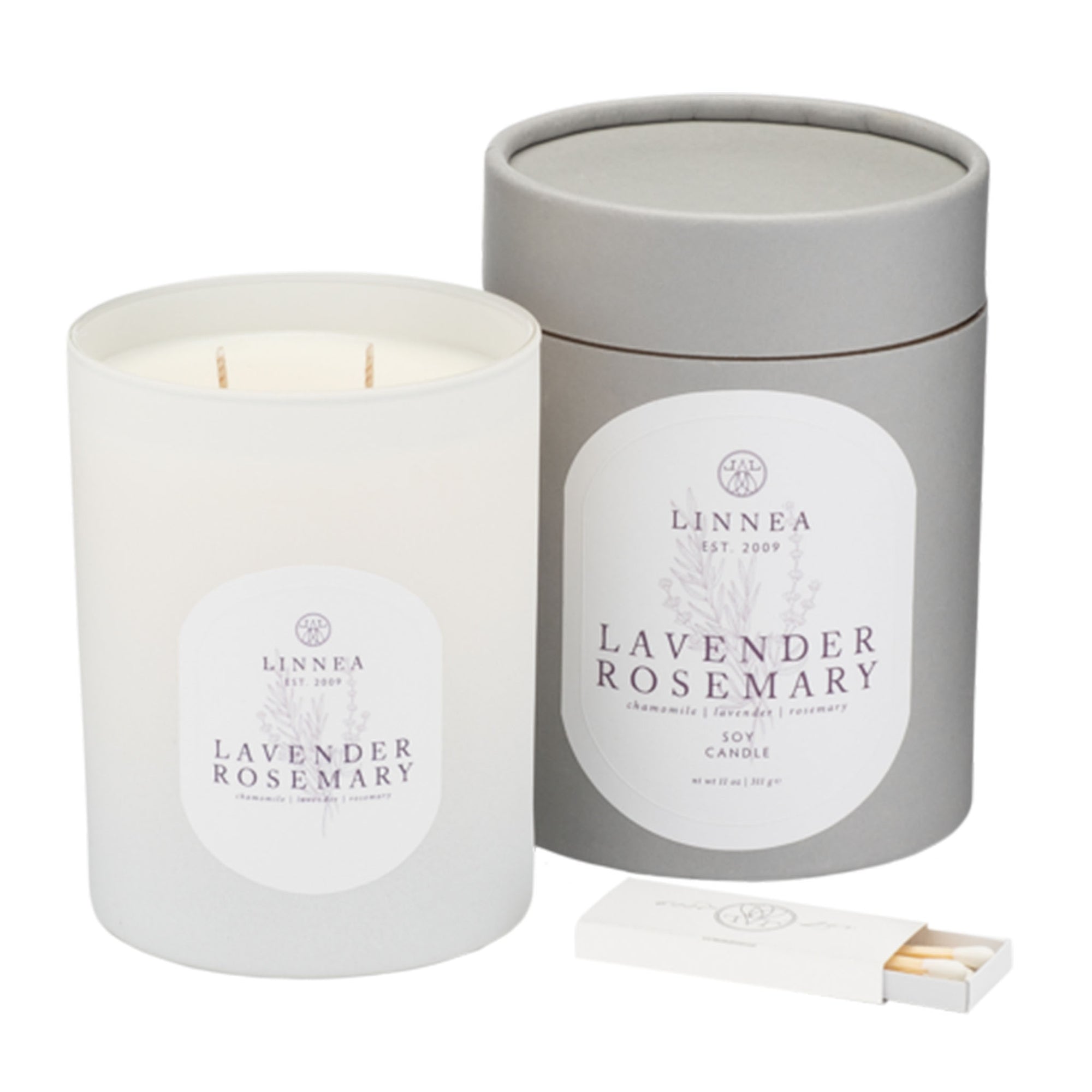 Lavender Rosemary 2-Wick Candle