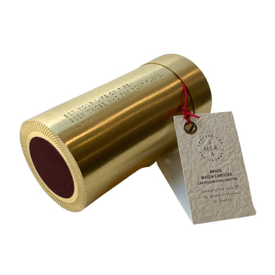 Brass Match Canister