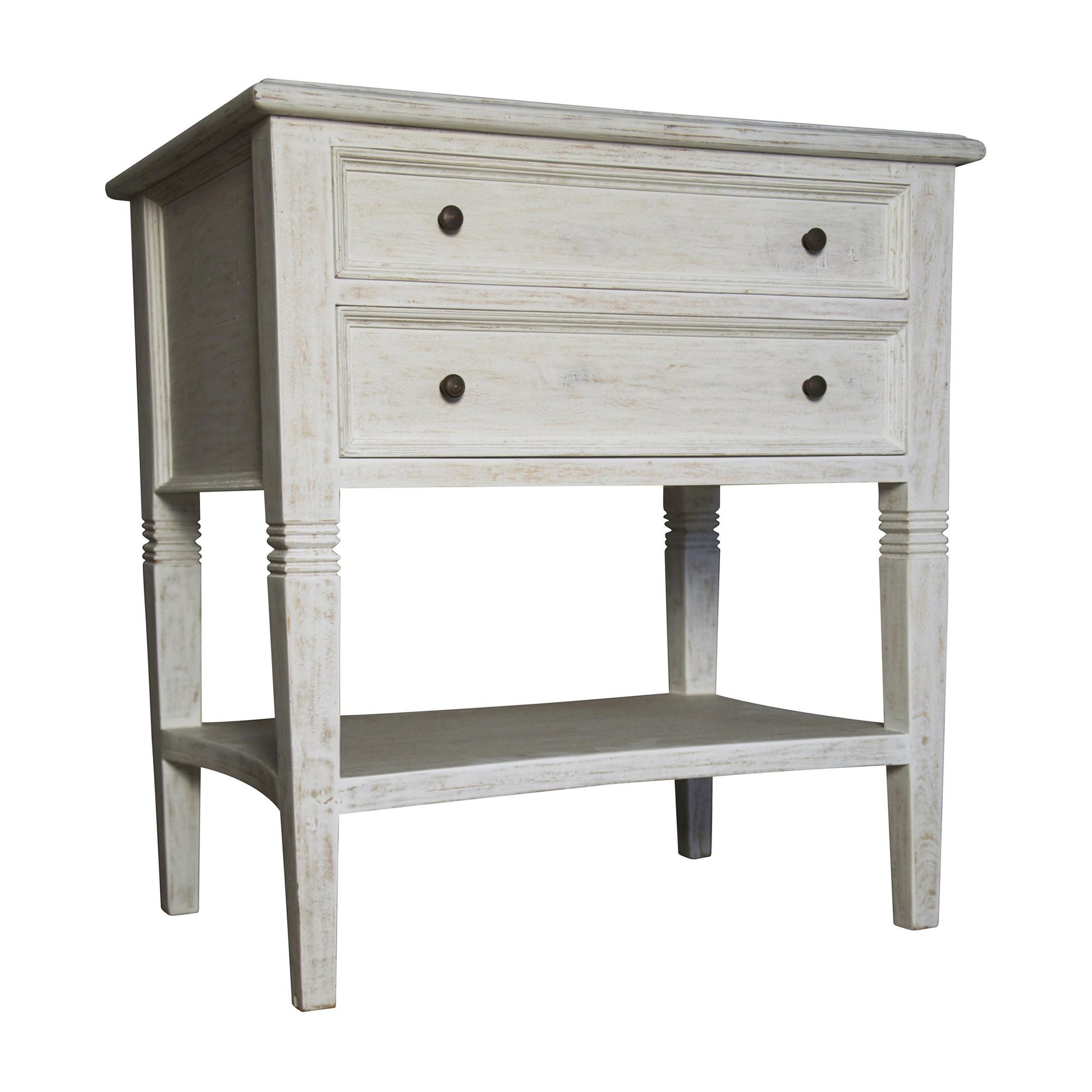 Oxford 2 Drawer Side Table