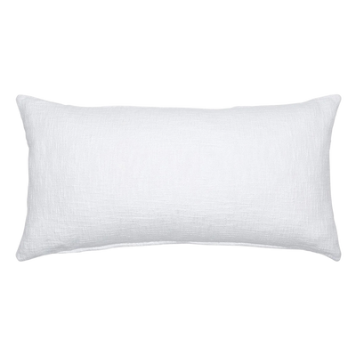 White Woven Pillow Cover