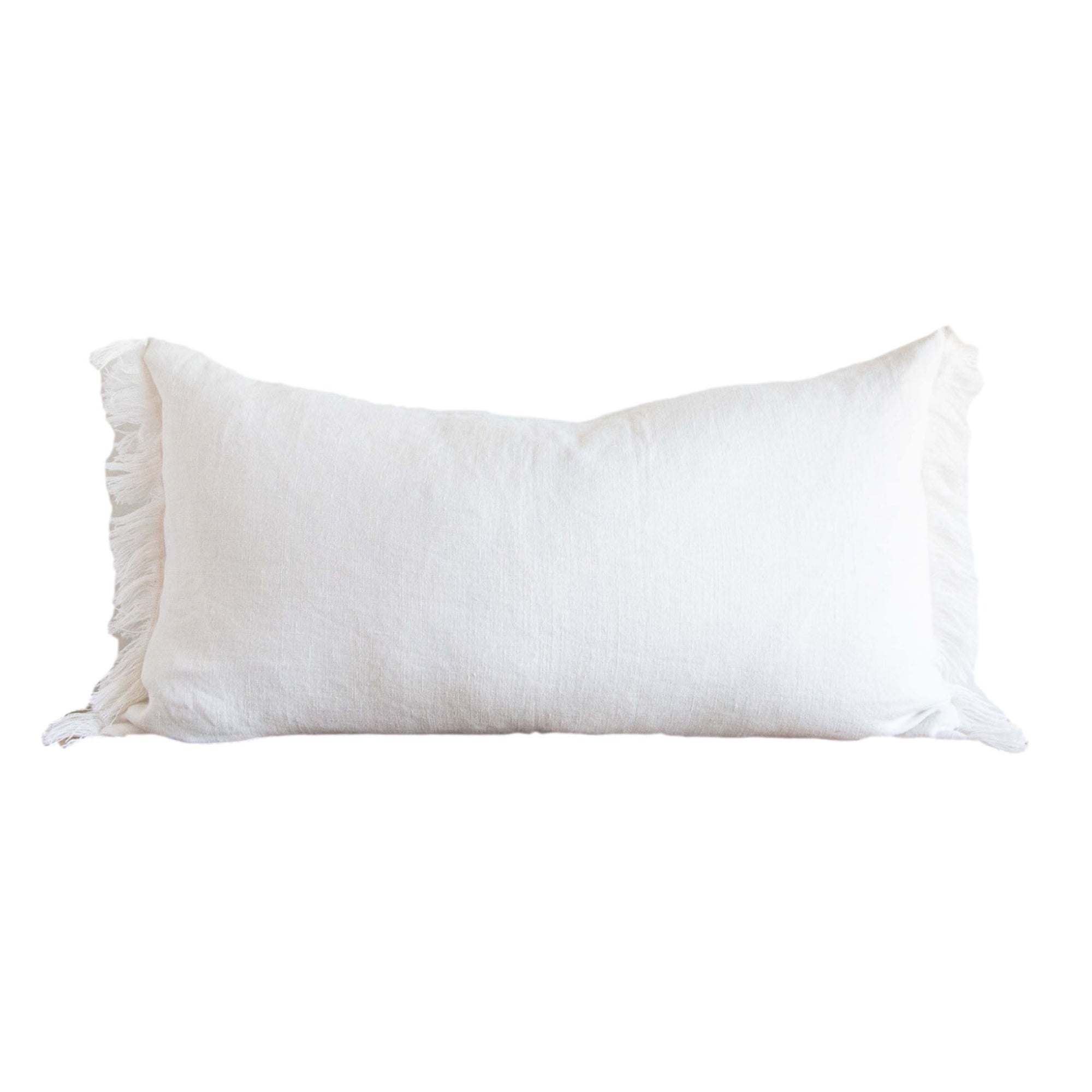 Belgian Linen Fringe Pillow