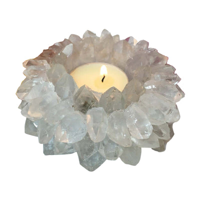 Crystal Point Candle Holder