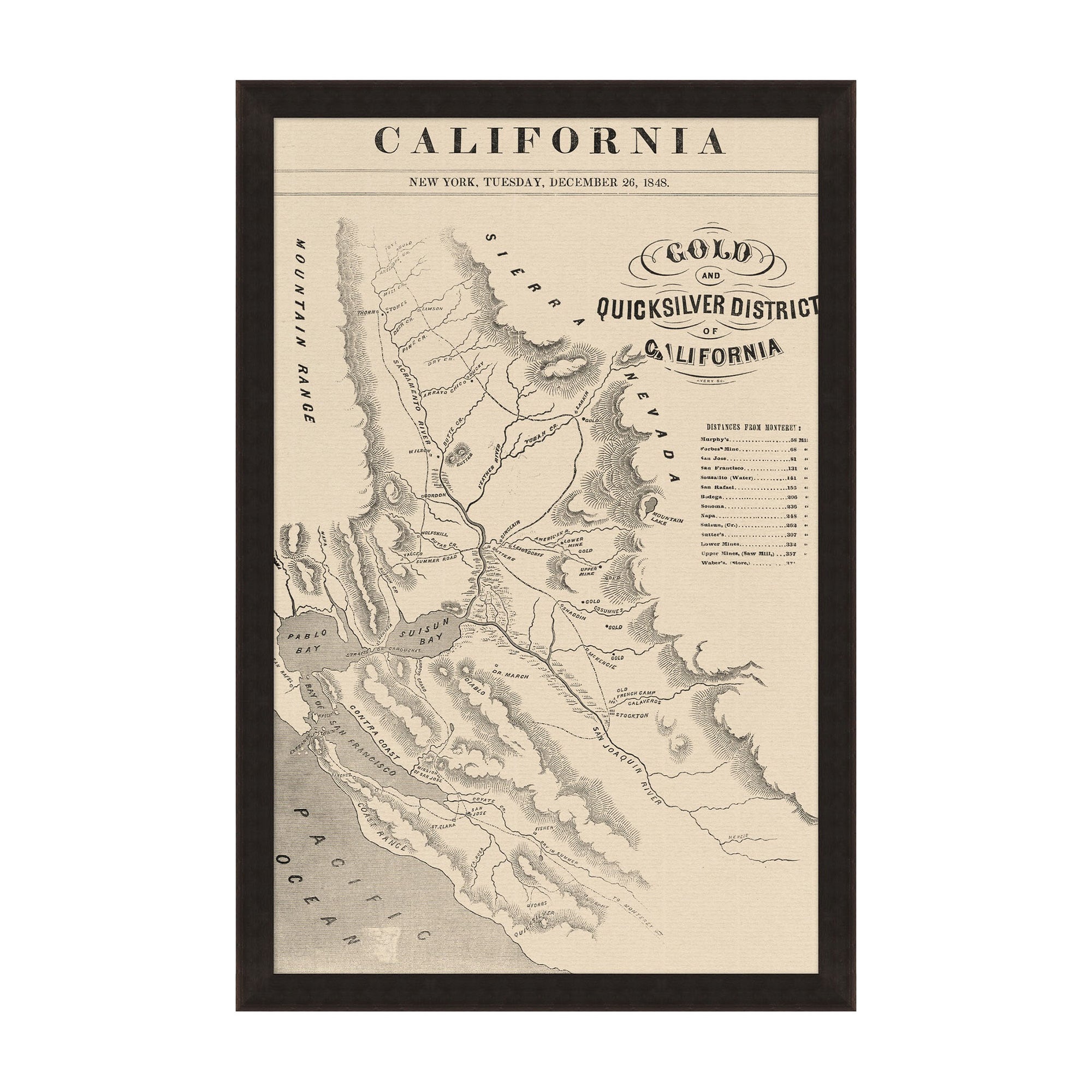 Vintage California Map 2