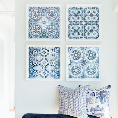 Navy Paisley Pattern 1